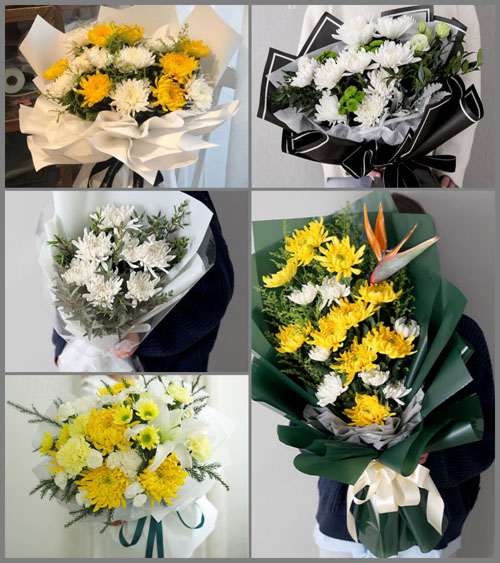 安徽阜阳市临泉县谢集乡谢集村白事花束代送